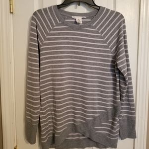 Workshop long sleeved striped shirt, medium